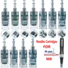 Смещенные 25 шт. Сметра MicroNeedle Cartridge Tips 11/16 / 24/36/42 / Nano Pin для Auto Electric Dermapen Dr Pen M8 MTS Омоложение кожи