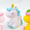 Mode-t söt djur unicorn keychain för kvinnor flicka väska charm prydnad telefon nyckel kedja väska dekoration bil nyckelring porte klav