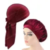 Velvet Durag And Bonnet 2pcs Set Women Sleep Cap e Men Doo Rag Bonnet Cap Comodo cappello da notte in velluto