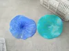 Elegant Handmade Blown Murano Glass Wall Plates Flower Design Mouth Blown Glass Wall Lamps Multi Color Hanging Plates Wall Art