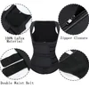 Hot Women Waist Trainer Corset Zipper Hook Shapewear Double Control Body Shaper Tummy Fat Burning Waist Cincher