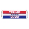 Donald Trump Flag Hand Held Trump Flag Double Sided Printed Bumper Håll Amerika Great Flag Banner 2020 Presidentval Flaggor DHL