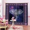 Cortina de sala de estar 3d, exquisita escena de flor de elefante, impresión Digital HD, hermosas cortinas opacas 3d