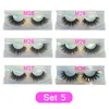 30Pairs mink ögonfransar bulk moonslass naturlig mjuk 3d mink fransar grossist falska ögonfrans grymma smink mink eyelash