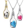 Mode-Love pendentif en cristal Colliers pas cher diamant Déclaration en alliage Collier chandail Médaillon bijoux à la mode de cadeau de Noël