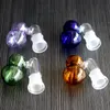 Tigelas coletoras de cinzas de vidro para narguilés com fêmea macho 10 mm 14 mm 18 mm juntas 2,2 polegadas Bubbler e calabash Perc Ashcatcher Bowls