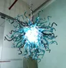 Lámparas Fancy Art Chandelier Techo Lámparas de araña sopladas a mano Luces Bombillas LED decorativas italianas Lámpara colgante de cristal de Murano