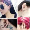 Whole Spider Ear Studki Halloween Decoration 3D Creepy Black for Haloween Party DIY Dekoracja Dekoracja domu Drop SHI1042989