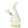 Snake Glass Bong Animal Water Pipes 2.4inches colorful bongs with bowl oil rig smoke accessory