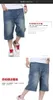 30-46 Mens Loose Baggy Denim Shorts Jeans Hip Hop Half Pants Cargo Skateboard Pant Oversize Plus Summer 6Colors