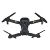 E58 WIFI FPV con 720P / 1080P / 4K HD Telecamera grandangolare Modalità High Hold Pieghevole RC Drone Quadcopter RTF - Nero con custodia