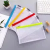 그리드 지퍼 문서 가방 보관 가방 EVA 방수 파일 폴더 파일 포켓 다채로운 분류 스토리지 학생 편지지 가방