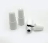 30 x 3ml Mini Nail Polish Bottle White Glass Packing Bottle with Black Brush Cap Cosmetic Container Separate Accessories