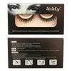 Lliddy självstick 3D-fransar med självhäftande band Lätt slitage Långt Crisscross Falska ögonfransar Fake Eyelashes Extensionsverktyg