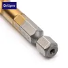 Drillpro HSS Tap Combinación Broca de avellanar de titanio Set Screw Tap Broca Conjunto de alta calidad