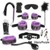 17pcs / set Vibromasseur point G Accessoires de jeu pour adultes SM Bondage Retenue Femmes Sex Toy Noylon Menottes Stimulateur de clitoris Adult Sex Shops Y29995177