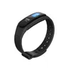 C1 Smart Armbandsur Suppors Call Heart Rate Monitor Fitness Tracker Armband Pedometer Vattentät Bluetooth Smart Watch för iPhone Android