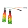 Vidrio Fumar Shisha Hookah Bongs Blanco Hojas heladas Hojas de fumar Pipes Populares y Durables Metal Tabaco Racks