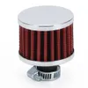 Universal 12mm 25mm Car Air Filter for Motorcycle Cold Air Intake High Flow Crankcase Vent Cover Mini Breather Filters PQYAIT124282671