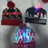 Kids Christmas Hats LED Light UP Hat Santa Claws Funny Hats Knitted Hat for Kid For Christmas Party