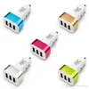 Triple USB Universal Billaddare Adapter USB-uttag 3 Port Carcharger 2 1A 2A 1A för iPhone Samsung Sale