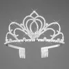 Bridal Tiaras со стразами Свадебные ювелирные Изделия Девушки для наушников на день рождения Party Page Pageant Crystal Crowns Свадебные аксессуары BW-ZH041