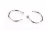 Heiße neue trendige Nasenringe Körperpiercing-Schmuck Modeschmuck Edelstahl-Nasen-offener Hoop-Ring-Ohrring-Nasenringe WCW085