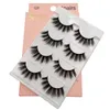 SHIDISHANGPIN 4 pairs mink eyelashes false lashes mink 3d fake eyelash extension make up cilios natural long cruelty free lash