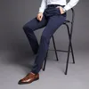 Pantalons pour hommes 2021 hommes d'affaires hommes maigre décontracté coupe ajustée droite survêtement robe Pantalon Homme mince Pantalon Homme1