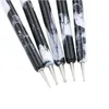 Nail art design Double Ended Dotting Pintura penas de desenho DIY Tools Nails Acessórios Manicure Tools Kit F3579