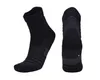 Chaussettes de basket mi-baril chaussettes de sport d'élite pour hommes et femmes bas de serviette noir, blanc et vert