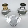 Kastgrepen voor keukenmeubilair 30mm Diamantvorm Ontwerp Handvatten Lade Knoppen Delicate Crystal Glass Koffiekast Trek DH0921