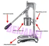 Beijamei Mashed Potatis Fried Chip Extrudermaskiner Machine Super Long French Fries Maker Manual Potatis Chips Making