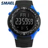 Sport Watch för män 5bar vattentät Smael Watch S chock motstå coola stora män klockor Sport militär 1342 LED Digital WRSitwatches