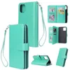 Multifunction Flip PU Leather Wallet 9 Card Slots Case photo frame For iPhone 15 14 13 12 Pro Max 11 Samsung S23 Plus Note 22 A10 A30 A52 A70 Cell Phone cover