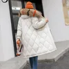 FMFSSOM femmes à capuche col en fourrure coton manteau 2019 nouveau automne hiver Ladys à manches longues poche épaisse veste vêtements d'extérieur pour femmes