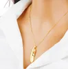 2019 deluxe feather Pendant and Necklaces Romantic Jewelry Gold Color for Womens Girls Wedding Gift Girlfriend Wife Gifts