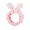 Joli élastique oreilles de lapin bandeau fille maquillage lavage visage bandeau élastique Turband pour Spa masque cheveux accessoires bandeau ZFJ676579619