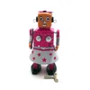 NB Cartone Animato Robot di Latta Giocattolo a Carica, Giocattolo Meccanico Retrò Fatto a Mano, Ornamento, Stile Nostalgico, Regali di Natale per Feste di Compleanno per Bambini, Colleziona