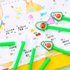 40 шт. / Лот Avocado Gel Pen Cute 0,5 мм Черные чернила подпись перо школьные офисные писать поставки рекламный подарок1