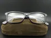 Venta al por mayor- Montura de anteojos Hombres Gafas ópticas Montura de gafas Marca Miopía Marcos Moda RetroTF5146 Italia Marca Gafas con estuche