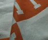 レターカシミヤ毛布模造ソフトウールスカーフショールポータブル暖かい格子縞ソファーベッドフリースニットスロータオルケープピンクブランケット