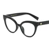 Partihandel-Frame Clear Lens Women Myopia Nerd Glasögon Transparent Optisk Frame Spectacles Men Fashion Glasögon