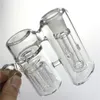 10,2 cm großer Aschenfänger aus Glas, 14 mm bis 18 mm Innendurchmesser, mit dickem Pyrex-Glas, klar, berauschend, 7-armig, 3 Filter zum Rauchen von Wasserpfeifen