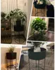 Round iron flowers rack in living room Furniture Simple balcony Florist potted shelf Creative Indoor Flower Pot Shelfs