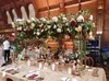 Hot Selling Gold Tall Metal Flower Arches Bridge Arch For Table Centerpieces Wedding Decoration senyu0576