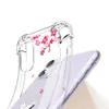 Flower Transparent Soft TPU Shockproof Phone Cases for iPhone 13 12 11 Pro Max XR XS X 8 7 Plus Samsung S22 S21 S20 Note20 Ultra