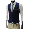 E-BAIHUI 2021 Arrival Dress Vests For Men Slim Fit Mens Suit Vest Male Waistcoat Gilet Homme Casual Sleeveless Formal Business Jacket L530