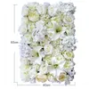40x60 cm Seta Rosa Peonia Fiore Parete Decorazione di nozze Sfondo bianco Fiore artificiale Fiore Parete Decorazione di nozze romantica