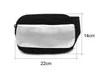 DHL50pcs Waist Bag Sublimation Blank DIY Hot printing thermal transfer Canvas Cross body Bag